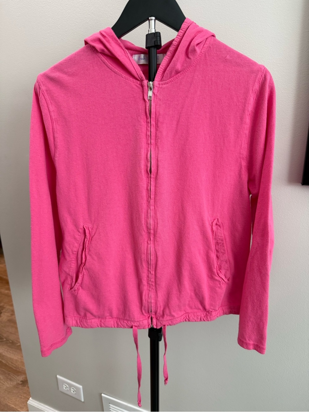 fresh produce Hot Pink Zip-Up Hoodie Jacket